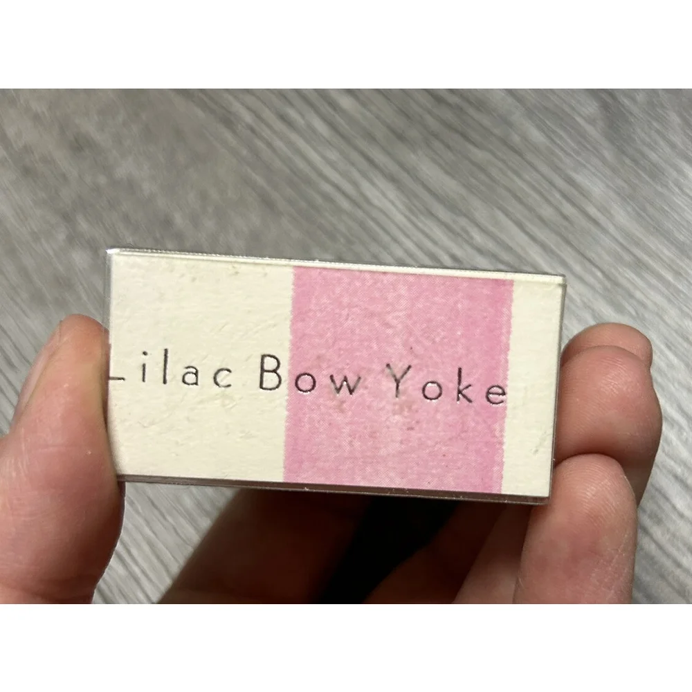 Lilac Bow Yoke vintage lilac